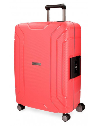 TROLLEY PP 75CM.4R.MOVOM NEWPORT ROJO